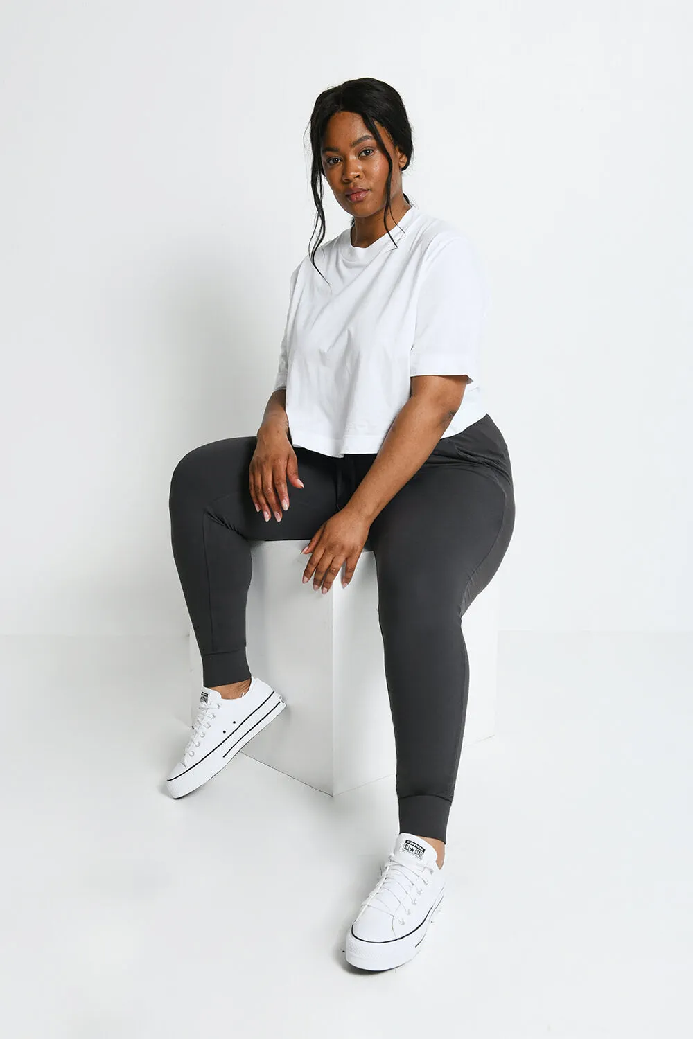 Recharge High Waisted Joggers - Odyssey Grey