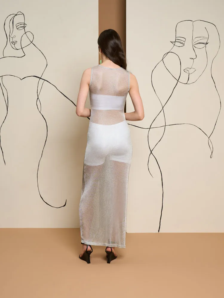 Regina Mesh Maxi Dress